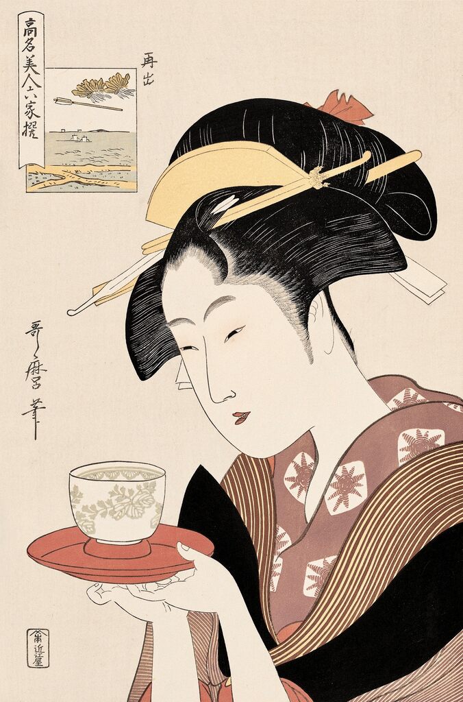 Kitagawa Utamaro - Okita of Naniwaya, After 1792 - Pinto Gallery