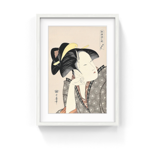 Kitagawa Utamaro - Pensive Love, After 1792 - Pinto Gallery