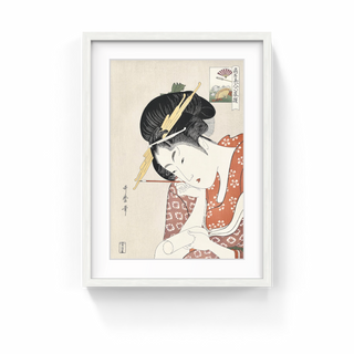 Kitagawa Utamaro - The Courtesan Hanaogi of Ogiya, After 1792 - Pinto Gallery