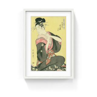 Kitagawa Utamaro - The Courtesan Hanazuma of Hyogoya, After 1792 - Pinto Gallery