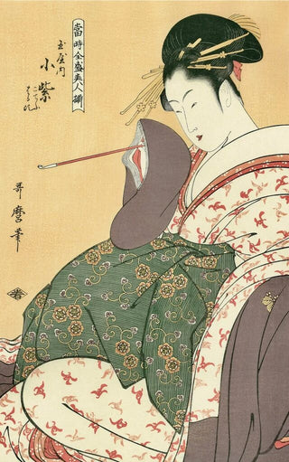 Kitagawa Utamaro - The Courtesan Komurasaki of Tamaya, After 1792 - Pinto Gallery