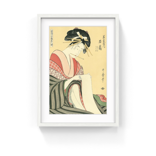 Kitagawa Utamaro - The Courtesan Wakazuru of Wakamatsuya, After 1792 - Pinto Gallery