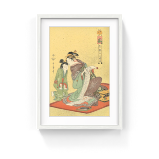 Kitagawa Utamaro - The Hour of the Dog(8pm), After 1792 - Pinto Gallery