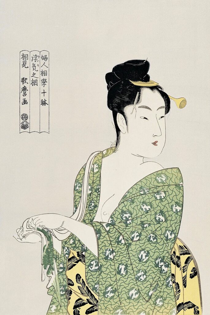 Kitagawa Utamaro - The Passionate Type, After 1792 - Pinto Gallery
