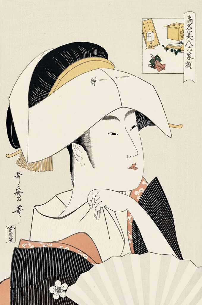 Kitagawa Utamaro - Tomimoto Toyohina, After 1792 - Pinto Gallery