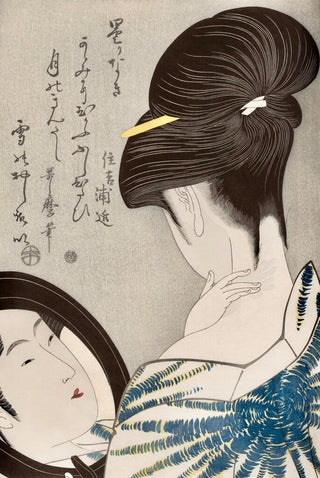 Kitagawa Utamaro - Woman Powdering her Neck, After 1792 - Pinto Gallery