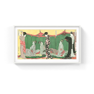 Kitagawa Utamaro - Women Overnight Guest, After 1792 - Pinto Gallery