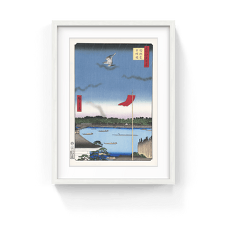 Komagata Temple by Azumabashi Bridge, After 1856-Utagawa Hiroshige (Andō Hiroshige)-Pinto Gallery