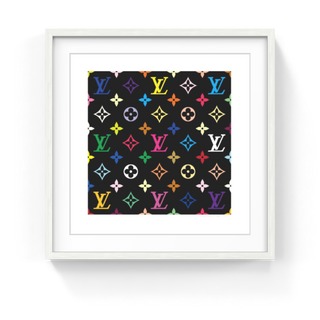 LV Black Murakami Multicolor Monogram, 2025-Takashi Murakami-Pinto Gallery