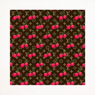 LV Cherry Brown, 2025-Takashi Murakami-Pinto Gallery