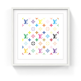 LV White Murakami Multicolor Monogram, 2025-Takashi Murakami-Pinto Gallery