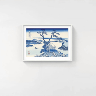 Lake Suwa in Shinano Province, After 1830-Katsushika Hokusai-Pinto Gallery