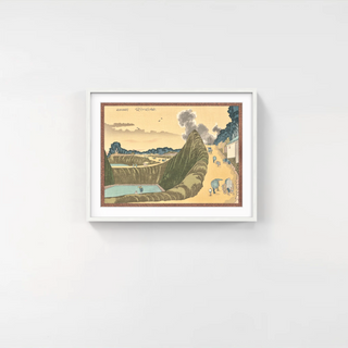 Landscape at Ushigafuchi, After 1800-Katsushika Hokusai-Pinto Gallery