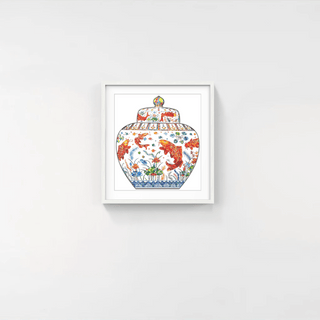 Lidded Jar with Design of a Lotus Pond, 2023-Takashi Murakami-Pinto Gallery