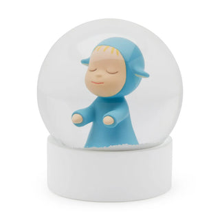 Little Wanderer Snow Globe (Blue), 2025-Yoshitomo Nara-Pinto Gallery