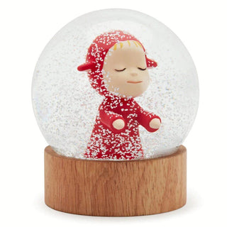 Little Wanderer Snow Globe (Red), 2023-Yoshitomo Nara-Pinto Gallery