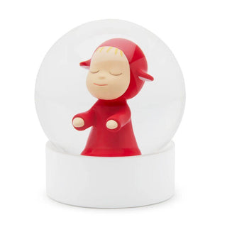Little Wanderer Snow Globe (Red), 2025-Yoshitomo Nara-Pinto Gallery