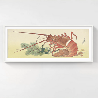 Lobster and Pine Branch, After 1832-Katsushika Hokusai-Pinto Gallery