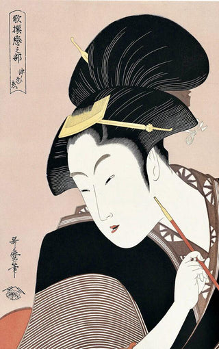 Love Brooding, After 1792-Kitagawa Utamaro-Pinto Gallery