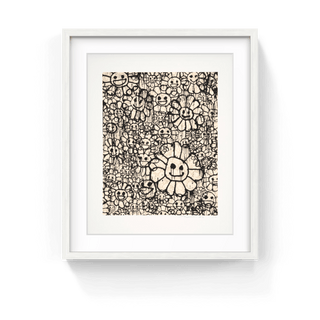 MADSAKI Flowers B Beige (working title), 2017-Takashi Murakami-Pinto Gallery