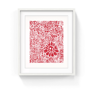 MADSAKI Flowers B Red (working title), 2017-Takashi Murakami-Pinto Gallery
