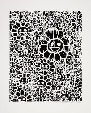 MADSAKI Flowers C Black (working title), 2017-Takashi Murakami-Pinto Gallery