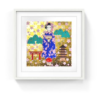 Maiko in Springtime Kyoto, 2024-Takashi Murakami-Pinto Gallery