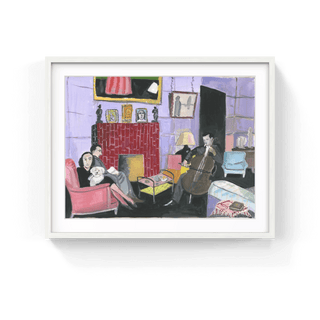 Marie-Laure de Noailles in Her Paris Salon, 2019-Maira Kalman-Pinto Gallery