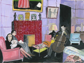 Marie-Laure de Noailles in Her Paris Salon, 2019-Maira Kalman-Pinto Gallery