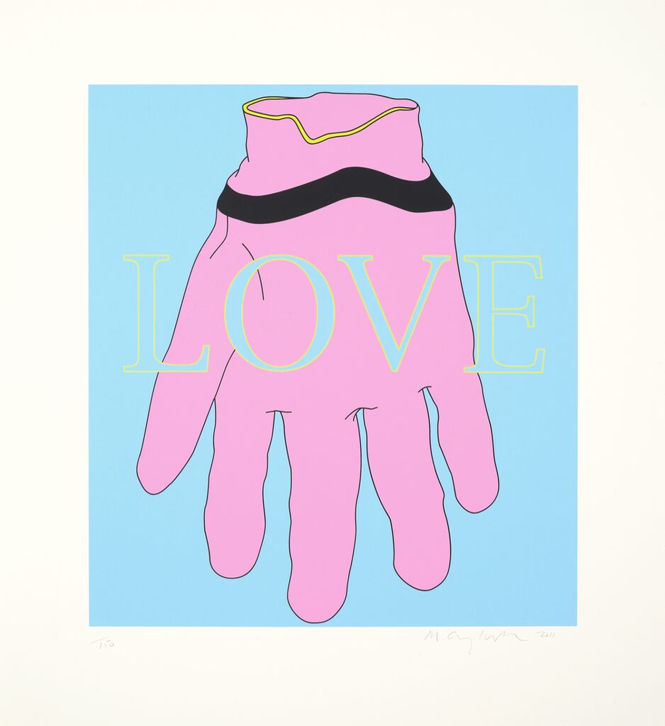 Michael Craig-Martin - Love/Glove, 2011 - Pinto Gallery