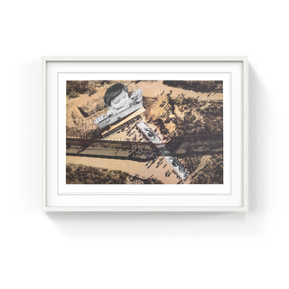 Migrants, Mayra, Picnic Across the Border, General View, Tecate, Mexico - U.S.A., 2022-JR-Pinto Gallery