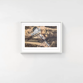 Migrants, Mayra, Picnic Across the Border, General View, Tecate, Mexico - U.S.A., 2022-JR-Pinto Gallery