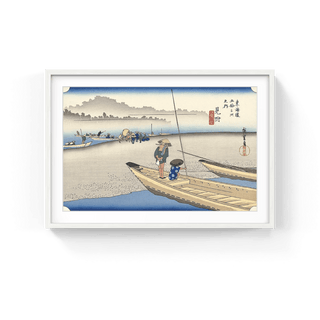 Mitsuke -The Tenryu River, After 1833-Utagawa Hiroshige (Andō Hiroshige)-Pinto Gallery