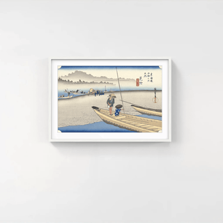 Mitsuke -The Tenryu River, After 1833-Utagawa Hiroshige (Andō Hiroshige)-Pinto Gallery