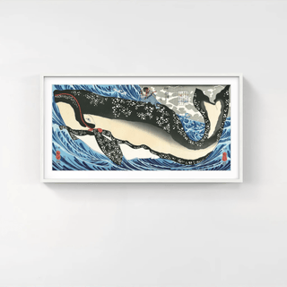 Miyamoto Musashi Subduing the Whale, After 1842-Utagawa Kuniyoshi-Pinto Gallery