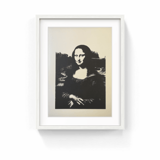 Mona Lisa - Black, 1967 printed later-Andy Warhol-Pinto Gallery