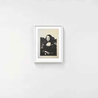 Mona Lisa - Black, 1967 printed later-Andy Warhol-Pinto Gallery