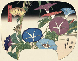 Morning-Glories, After 1843-Utagawa Hiroshige (Andō Hiroshige)-Pinto Gallery