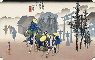 Morning Mist at Mishima, After 1833-Utagawa Hiroshige (Andō Hiroshige)-Pinto Gallery