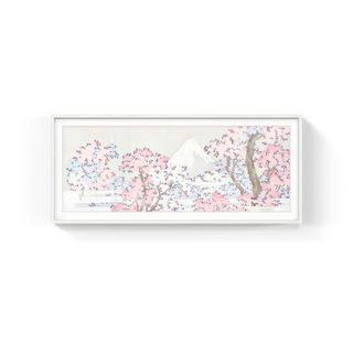 Mount Fuji with Cherry Trees in Bloom, After 1801-Katsushika Hokusai-Pinto Gallery