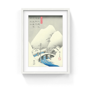 Mountain Village in Snow, After 1855-Utagawa Hiroshige (Andō Hiroshige)-Pinto Gallery