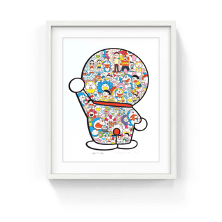 Mr. Fujiko F. Fujio and Doraemon Are in the Field of Flowers, 2019-Takashi Murakami-Pinto Gallery