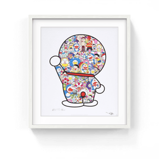 Mr. Fujiko F. Fujio and Doraemon Are in the Field of Flowers, 2019-Takashi Murakami-Pinto Gallery