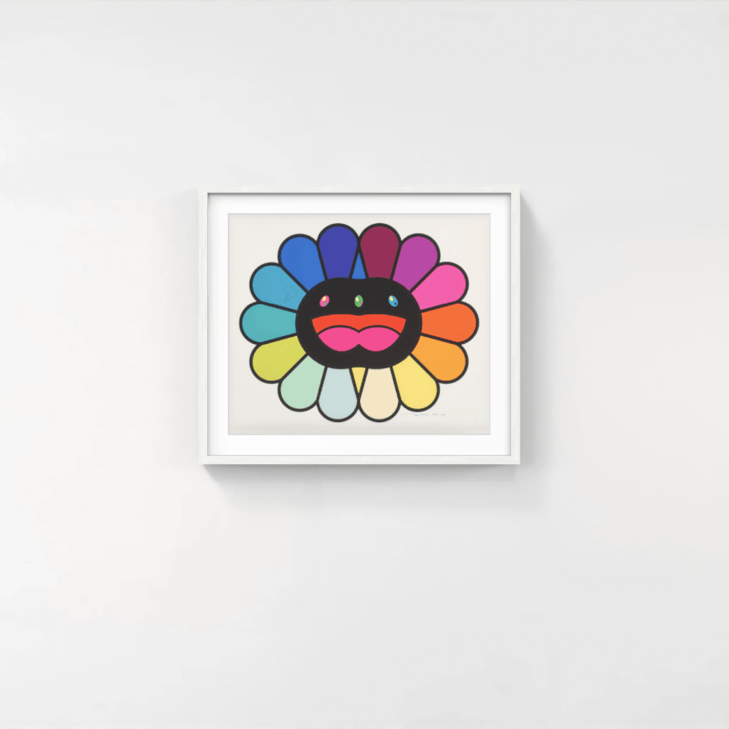 Takashi Murakami | Multicolor Double Face: Black, 2020 – Pinto Gallery