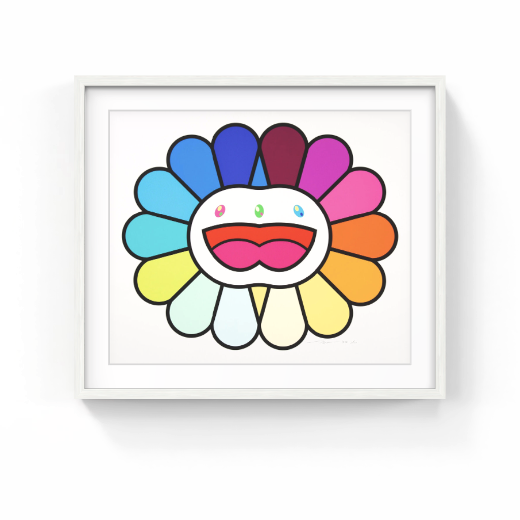 村上隆 版画 Multicolor Double Face White Takashi Murakami | Multicolor Double Face: White, 2020 – Pinto Gallery