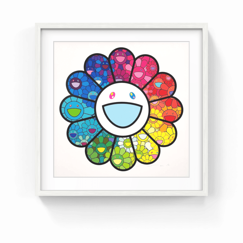 Takashi Murakami | Multicolor Superflat Flowers, 2022 – Pinto Gallery