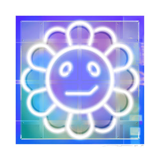 Murakami Flower #1083 Neon, 2024-Takashi Murakami-Pinto Gallery