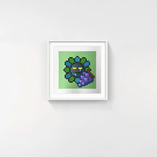 Murakami Flower #11555 Grape, 2023-Takashi Murakami-Pinto Gallery