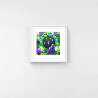 Murakami Flower #11555 Grape, 2024-Takashi Murakami-Pinto Gallery