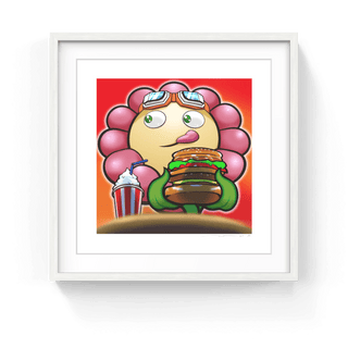 Murakami Flower #2765 Hamburger, 2024-Takashi Murakami-Pinto Gallery
